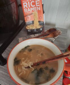 Lotus Foods Bulk Food Organic Millet & Brown Rice Ramen Noodles with Red Miso Soup, Gluten-Free Easy to Cook & Healthy Japanese Noodles with Instant Gourmet Broth, 2.8 Oz (Pack of 10) 2.8 Ounce (Pack of 10) 40 C1RJUYC9ASS 1
