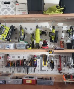 2x4basics 90124MI Custom Shelving and Storage System Shelflinks, Black, 6 Pack 58 C1RPNHFPgLS