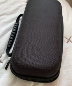 Deruitu Switch Carrying Case Compatible with Nintendo Switch/Switch OLED - Fit AC Charger Adapter - with 20 Game Cartridges Hard Shell Travel Switch Pouch for Console & Accessories Black 68 C1RetADCJS 1