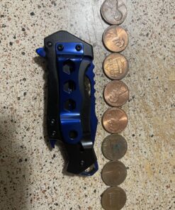 MTECH USA – Spring Assisted Folding Knife Blue 68 C1S8cGRbJCS