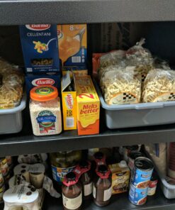 Eagrye 4-Pack Bus Tubs, Commercial Tote Box, Plastic Bus Box (13 L Capacity), Grey 13 L 22 C1T5Xsz7LQS