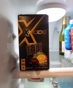 XMODE Energy Shots on Tap with Dispenser & 2 Bottles, 100 Servings - Cherry Bomb Flavor Energy Caffeine Shots - Quick Energy Boost Shots with Vitamins B6 & B12, Caffeine - Great Taste, Zero Calories 40 C1TUWoWt5FS