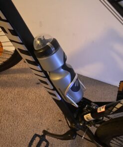 Schwinn Bike Bottle Holder With Water Bottle, 23 Oz. BPA-Free Squeeze Sport Bottle and Durable Alloy Cage, Easy To Mount Cycling Accessory 23 Ounces 52 C1TgWfc5TBS