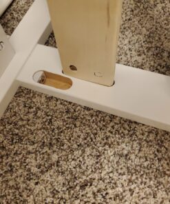 Dream On Me Emma 3 in 1 Convertible Toddler Bed in White 56x29x28 Inch,29x29x18 Inch 39 C1UAVuWO5mS