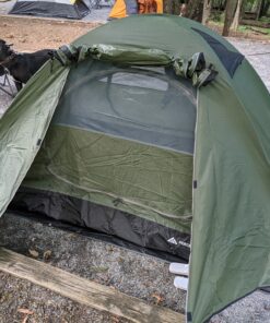 Forceatt Camping Tent 2/3/4 Person, Professional Waterproof & Windproof Lightweight Backpacking Tent Suitable for Outdoor,Hiking,Camping, Mountaineering and Travel 2 people-Dark green 36 C1UHkLob4bS