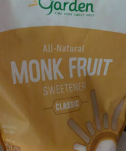 Health Garden Monk Fruit Sweetener, Classic - Non GMO - Gluten Free - Sugar Substitute - Kosher - Keto Friendly (3 lbs) 3 Pound (Pack of 1) 25 C1UmsF0z7YS