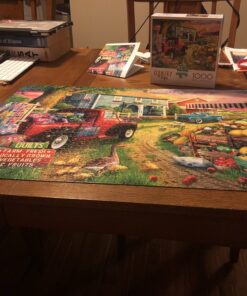 Buffalo Games - Quilt Farm - 1000 Piece Jigsaw Puzzle 42 C1V3vC6DLTS