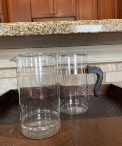 GROSCHE Borosilicate 3.3 Glass Universal Replacement Beaker for French Press Coffee and Tea Makers - Enhanced Coffee and Tea Brewing Experience (34.oz - Medium) 1000 ml / 34 oz / Medium 42 C1V9EaQq99S