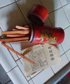 Alternative view of Asian Home Vintage Chinese Fortune Sticks W. Instruction Booklet
