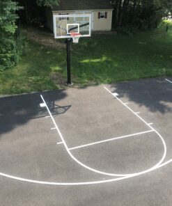 Ronan Sports Complete Easy Court Basketball Stencil Kit | Includes Spray Paint & Spray Box | Made in USA White 43 C1WU 4cDpCS