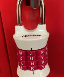 Master Lock Word Combination Lock, Set Your Own Word Lock for Gym and School Lockers, Colors May Vary, 1535DWD Word Combo 1 Pack 38 C1WZTmvdB9S