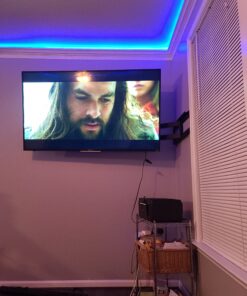 PERLESMITH Long Arm TV Wall Mount for 37-84 inch TVs, Full Motion TV Mount with 42.72 inch Extension Articulating Arm Swivel and Tilt, Max VESA 600x400mm, Holds up to 132 lbs, 16”,18”, 24” Studs 50 C1WbkVwPWGS