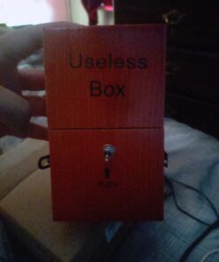 Useless Box Turns Itself Off Storage Box Leave Me Alone Machine Fully Assembled in Real Wood 5 C1WnwH2xIrS
