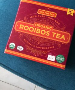 Rooibos Tea, USDA Certified Organic Tea, MY RED TEA. Tagless South African, 100% Pure, Single Origin, Natural, Farmer Friendly, GMO and Caffeine Free (80) 6.8 Ounce (Pack of 1) 38 C1X8Ab8LfPS