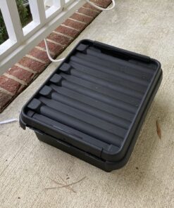 SockitBox – The Original Weatherproof Connection Box – Indoor & Outdoor Electrical Power Cord Enclosure for Timers, Extension Cables, Reels, Transformers, Power Strips, Lights & Tools – Large – Black 40 C1XMc1r5DdS