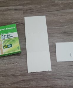 Duck Brand Socket Sealers Variety Pack, 16 Outlet Sealers and 6 Switch Plates, 2 Decorative Covers, White, 283333 24 piece Socket and Outlet Sealers 39 C1XOIHFOFS