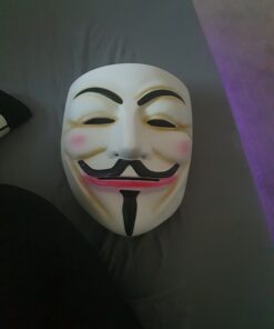 NEVLANTII V for Vendetta Guy Fawkes Mask Quality Anonymous Mask Halloween Costume Hackers Mask Cosplay Party Mask One Size 41 C1XpFYtsbhS