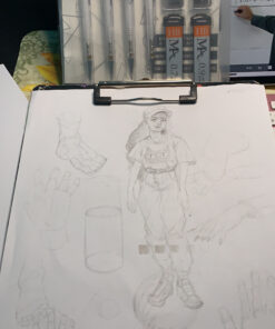 MozArt Mechanical Pencil Set with Case - 4 Sizes: 0.3, 0.5, 0.7 & 0.9mm with 30 HB Lead Refills Each & 4 Eraser Refills -Sketch, Drafting, Art, Drawing Supplies (Clear) Clear 70 C1Xybk9gHaS