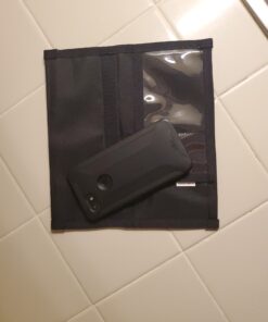 Mission Darkness Non-Window Faraday Bag for Phones // Device Shielding Law Enforcement & Military, Executive Privacy, Travel Data Security, Anti-Hacking Anti-Tracking Anti-Spying Assurance 1-Pack 42 C1Y0WA2yyuS
