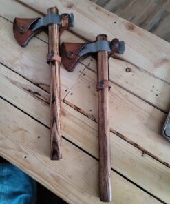 CRKT Woods Chogan Tomahawk Axe: RMJ T-Hawk Lightweight Outdoor Camping Axe with Hammerhead, Forged Carbon Steel Blade, and Hickory Wooden Handle 2730 36 C1Yd3gfioOS