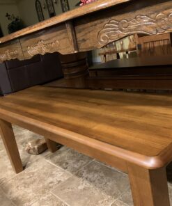 Signature Design by Ashley Berringer 17.5 Inch Rustic Traditional Dining Bench, Brown 46 C1YoXKP7zYS