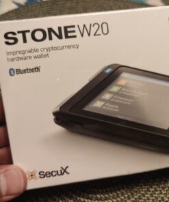 SecuX W20 Crypto Wallet with Intuitive Touchscreen, Hardware Wallet with Bluetooth, Easy to Manage Bitcoin, Ethereum, NFTs, Tokens, and Cryptocurrency with Military-Grade Security Features Black 39 C1ZaH9UCqNS
