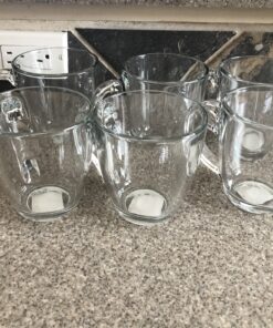 Libbey 15-1/2-Ounce Tapered Mug, Box of 6, Clear 25 C1ZqR1423aS