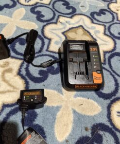 BLACK+DECKER 20V MAX Lithium Battery Charger, 2 Amp (BDCAC202B), Black 27 C1afZueE VS