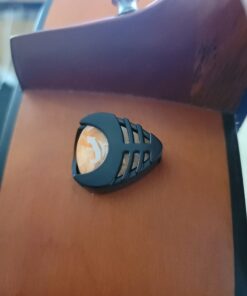 Guitar Picks & Guitar Pick Holder Easy to Paste on the Guitar Suitable for Acoustic Guitar Electric Guitar Bass Ukulele - Stick-on Holder + 10 Guitar Picks(Black Holder) 26 C1b7O8WtjS