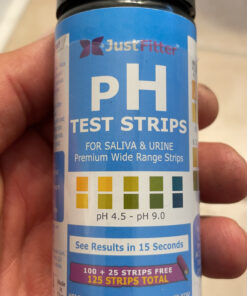 Just Fitter pH Test Strips for Testing Alkaline and Acid Levels in The Body. Track & Monitor Your pH Level Using Saliva and Urine. Get Highly Accurate Results in Seconds. 1 37 C1bFfjn1XS