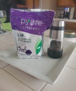 Pyure Organic Stevia Blend, Granulated All-Purpose - White Sugar Substitute, Zero Carb, Zero Sugar, Zero Calorie, Plant-Based Stevia Sweetener for Keto Friendly Food, 1 lb (16 oz) 1 Pound (Pack of 1) 27 C1bQjHv2cLS