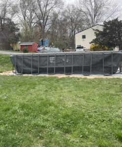 Intex 24ft X 12ft X 52in Ultra Frame Rectangular Pool Set with Sand Filter Pump, Ladder, Ground Cloth & Pool Cover 24 ft x 12 ft x 52 in 54 C1dENRS3 S