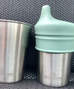 Stainless Steel Cups 10 oz Tumbler (4 Pack) - Premium Metal Drinking Glasses | Stackable Durable Cup (10 oz) 10 oz - Steel 47 C1dVYXceD8S
