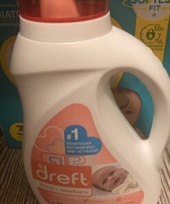 Dreft Stage 1: Newborn Hypoallergenic Baby Laundry Detergent Liquid Soap (HE), Natural for Baby, Newborn, or Infant, 46 Fl Oz (Pack of 2) 37 C1eFdPgZvHS