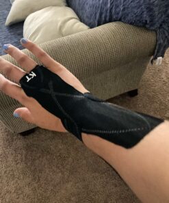 KT Tape, Pro Synthetic Kinesiology Athletic Tape, 20 Count, 10” Precut Strip Jet Black 33 C1eyyuj8L7S