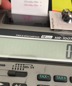 Package of Two Casio HR-100TM and HR-150TM Calculator Ink Roller, Black and Red, Compatible 14 C1fnnC3RkzS