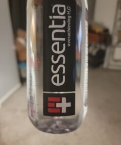 Essentia Bottled Water, Ionized Alkaline Water; 99.9% Pure, Infused with Electrolytes, 9.5 pH or Higher with a Clean, Smooth Taste, 23.67 Fl Oz (Pack of 24) 25 C1g3hF amaS