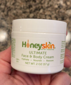 Hydrating Face Moisturizer & Body Cream with Manuka Honey Cream - Organic Face Moisturizer & Body Lotion for Extremely Dry Skin - For Dry & Itchy Skin, Rosacea & Eczema Prone Skin (Original, 2oz) Original 2 Ounce (Pack of 1) 34 C1gQ nX3R S 1