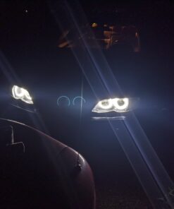 iJDMTOY 7000K Xenon White 264-SMD LED Angel Eyes Halo Ring Lighting Kit Compatible with BMW E36 E46 3 Series E39 5 Series E38 7 Series (Fit Xenon Trim ONLY) 49 C1gWUpv LvS