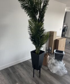 Nearly Natural 5289 6.5ft. Golden Cane Palm Silk Tree,Green 53 C1hEN84Ek0S