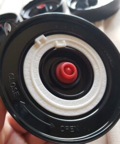 AMZUShome Fermenting Lids Kit Waterless Airlock For Wide Mouth Mason Jar Fermentation Not Crock Pots,Make Sauerkraut,Kimchi,Pickles Or Fermented Foods.4 Pack+1 Pump(Black) Black 4 25 C1hO7WTqPES