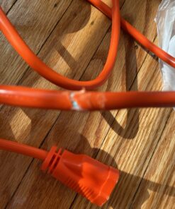Amazon Basics 50-Foot 3-Prong Vinyl Indoor/Outdoor Extension Cord - 13 Amps, 1625 Watts, 125 VAC, Orange 50 ft 21 C1jDjqhxRQS