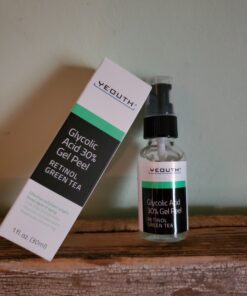YEOUTH Glycolic Acid Peel for Face Professional 30% Gel with Retinol & Green Tea, Chemical Peel for Face at Home for Wrinkles, Dark Spots & Acne, Skin Care Chemical Exfoliant, Glycolic Acid Serum Glycolic 30% Peel 1oz 37 C1jXjrKnJvS 1