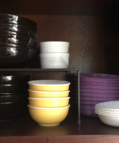 Deco Brothers Expandable Cabinet Shelf Organizer for Kitchen Cabinet and Counter, Bronze 35 C1jxpRpaUoS