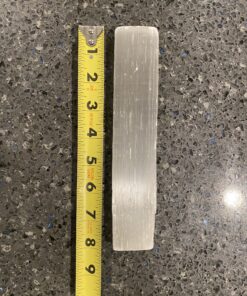 Selenite Stick 6 to 8.5 Inches long, 1 to 2 inches wide, white healing stone, strong protection powers 34 C1k5l0506qS