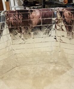 NAVAdeal 2 Pack Silver Highly Reflective Mylar Films, 82x 47Inch, Metallized Foil Covering Sheet, Garden Greenhouse Farming, Increase Plant Growth Save Power, Reduce Uneven Heat Environment Safe Pack of 2 44 C1k6gPfiOTS