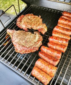 Royal Gourmet CC1830S 30" BBQ Charcoal Grill and Offset Smoker | 811 Square Inch cooking surface, Outdoor for Camping | Black Grill & Smoker 67 C1kZW kGRpS 1