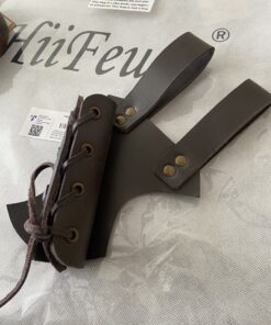 Armory Replicas - Genuine Bovine Leather Hawk Wood Sword Frog - Medieval Inspired Adjustable LARP Sabre Rapier Sword Weapon Frog Holster Holder Accessory Brown Right 24 C1ksPbzsVmS