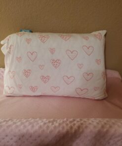 Coop Home Goods Toddler Pillow, Soft, Breathable & Washable Mini Bed Pillows for Kids, Adjustable Pillow with Premium Memory Foam for Neck, Knee & Back Support, CertiPUR-US/GREENGUARD Gold, 19" x 13" White 41 C1kwfJgLdfS 2