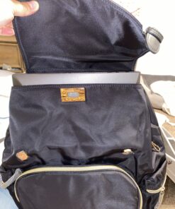 Baby Diaper Bag Backpack with Stroller Hooks, Pipi bear Multi-function Stylish Travel Diaper Back Pack for Mom and Dad, Baby Changing Bag, Maternity Nappy Bag for Boys and Girls, Large Capacity, Black 97 C1l82iYbVjS